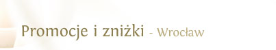 Promocje i zniżki