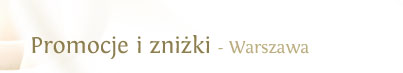 Promocje i zniżki